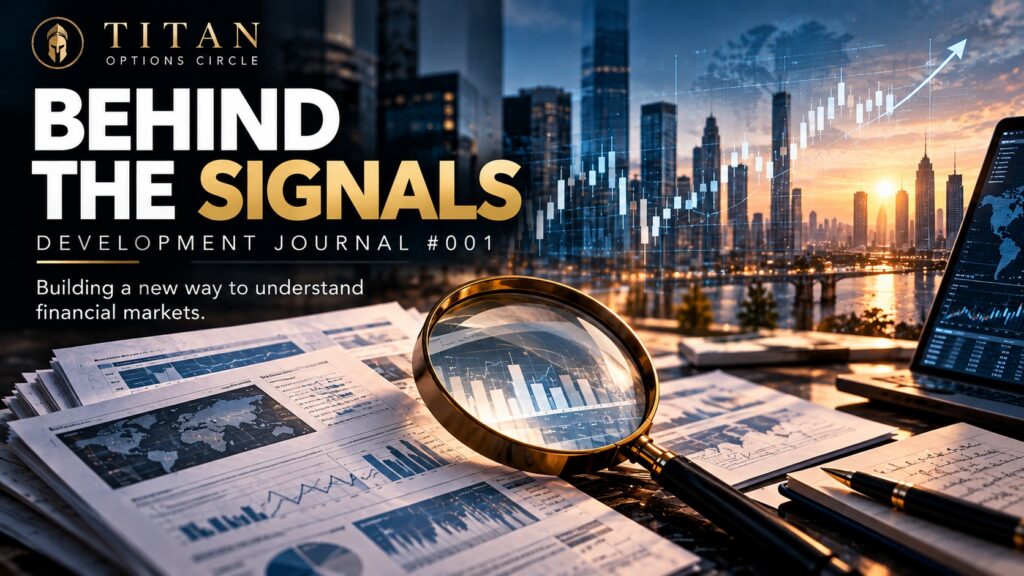 FRL Market Signals Library – Behind the Signals Development Journal #001. Financial market research featuring Wall Street forecasts, institutional research, stock market charts and historical market analysis from 2024 to 2026.