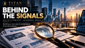 FRL Market Signals Library – Behind the Signals Development Journal #001. Financial market research featuring Wall Street forecasts, institutional research, stock market charts and historical market analysis from 2024 to 2026.